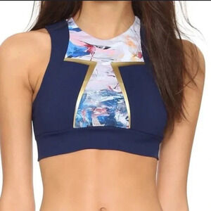 Lucas Hugh London nordic crop midnight/print women’s XS